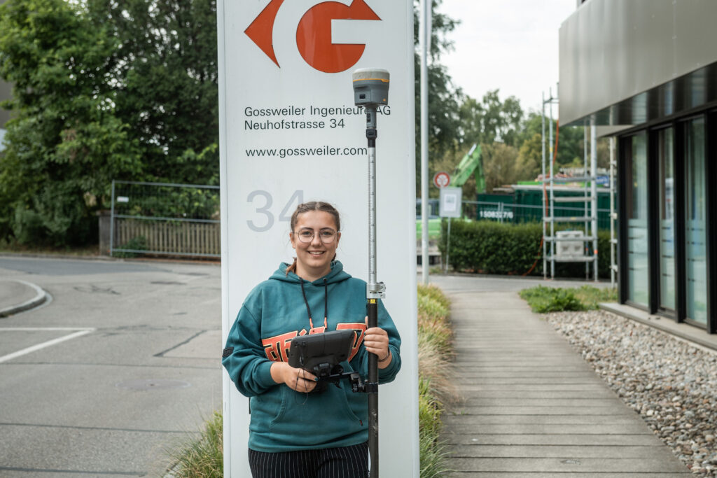 Foto von Jasmin Wortmann, Geomatiker EFZ
